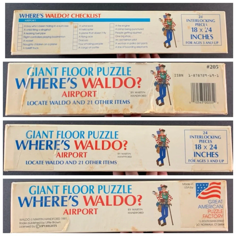 Where’s Waldo? Three Vintage Puzzles.